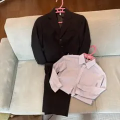 キッズ ストライプ フォーマルスーツセット