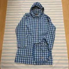 ノースフェイス　THE NORTH FACE ブルー　チェック　レインコート　Ｍのサムネイル