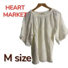 【HEART MARKET】レディース トップス Mサイズ 綿100％ ホワイトのサムネイル