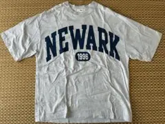 WEGO NEWARK 1996 ビッグシルエットTシャツ グレー Lサイズ