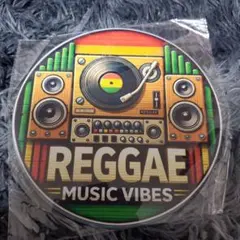 REGGAE レゲエ　ジャマイカ　インテリア 円形　20センチ
