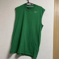 ナイキ DRI-FIT ノースリーブ Tシャツ グリーン S トレーニングウェアのサムネイル