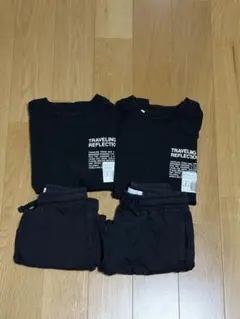 セール　ZARA 　Tシャツ パンツ　セットアップ　黒　2枚セット　6歳　7歳のサムネイル