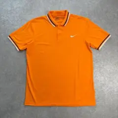 NIKE GOLF ナイキゴルフ 半袖ポロシャツ DRY-FIT オレンジ L