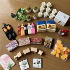ミニチュアまとめ売り　ミニチュアドールハウス　ミニチュア飲み物　ミニチュアお菓子