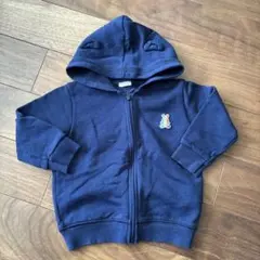 着1回♡ ネクスト　ネイビー 耳付きフード付きトレーナー　パーカー　アウター