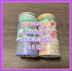 マスキングテープ　BGM 日本未発売柄　切り売り