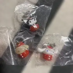 いちごめじるしアクセサリー　サンリオ　まとめ売り　シナモン　クロミ　ポムポム