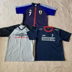 サッカー　ユニフォーム　日本代表　アディダス　アンブロ　練習着　男の子　160