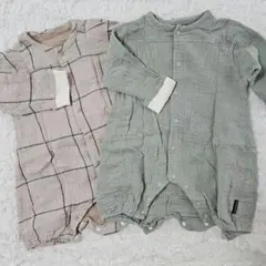 薄手ロンパース 2点セット