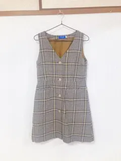 BLUE LABEL チェック柄ノースリーブワンピース