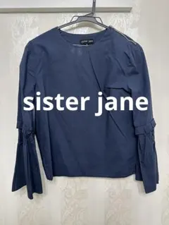【クリーニング済み】sister jane シスタージェーン　ネイビー　トップスのサムネイル