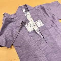 蔵前専門店で購入⭐︎紫色 甚平　羽織り　80-90cm