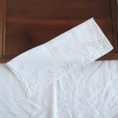 フランスアンティーク 花刺繍 ケース 麻リネン 小物入れのサムネイル