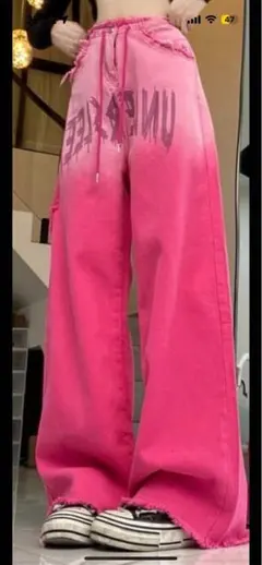 ピンクデニム デニム