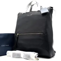 未使用保管品 コールハーン 3way トートバッグ リュック レザー A4可 黒