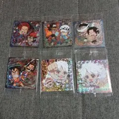 ワンピースウエハースシール　6枚セット　まとめ売り