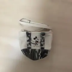 ミッキーマウス刺繍キャンバスバッグ
