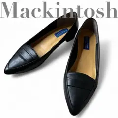 ✨極美品✨ マッキントッシュフィロソフィー レザー ポインテッドトゥ 黒
