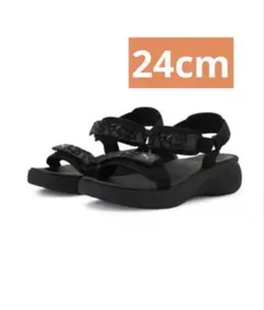 PUMA スポーツサンダル VOLA ブラック ペイズリー柄 24cmのサムネイル