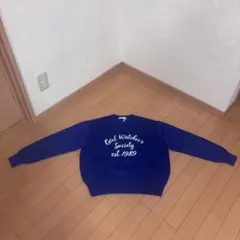 BEAUTY&YOUTH 青 ニットセーター 長袖