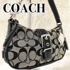 COACH シグネチャー　SOHO 6362 極美品 COACH コーチ ワンショルダーバッグ SOHO 6362 黒｜Yahoo