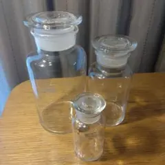 ◆未使用品◆ 昭和レトロ　アンティーク　薬瓶セット10点セット 保存瓶　ガラス ◇未使用品◇ 昭和レトロ アンティーク 薬瓶セット10点セット 保存瓶