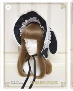 美品　希少　うさみみ　ボンネットBABY,THESTARSSHINEBRIGHT Bunny Ear Bonnet (2023) by Baby, the Stars Shine Bright