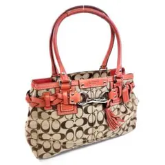 コーチCOACH シグネチャー キャリオール ハンドバッグ F15665