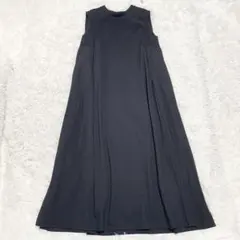 未使用✨ プラステ サイドプリーツ カットソー ノースリーブワンピース マキシ丈