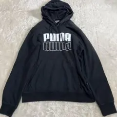 プーマ　puma フーディー　パーカー　黒　ロゴのサムネイル