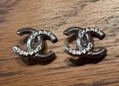 CHANEL シルバー CCロゴ イヤリング