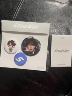 SnowMan 台湾限定1st POPUP 缶バッジ/フォトカードC 渡辺翔太