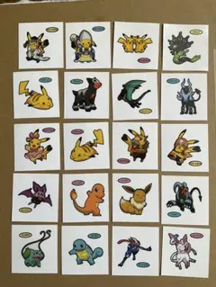 ポケモンパン　デコキャラシール　148弾　アイドルピカチュウ　マスクドピカチュウ