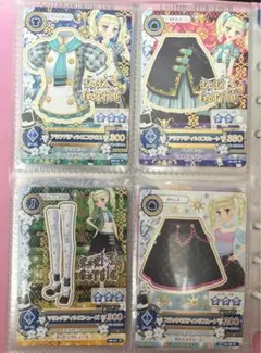 アイカツカード 8枚セット 藤堂ユリカ、霧矢あおい ロリゴシック