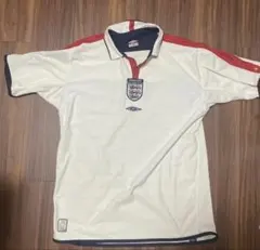 UMBRO イングランド代表 ユニフォーム 半袖 シャツ 2003年 - メルカリ