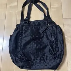FELISSIMO フェリシモ LAMIPLUS レジカゴリュック　ブラック水玉のサムネイル