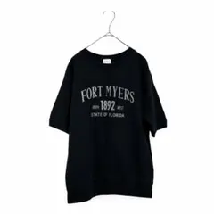 445◯アーバンリサーチドアーズ ロゴT 黒 M