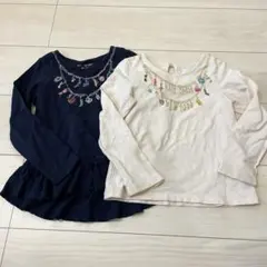 kate spade NEW YORK 長袖カットソー 110cm ネイビー