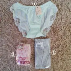 【新品未使用】レディースショーツ Mサイズ 3枚セット