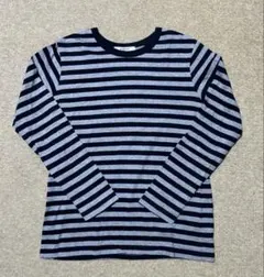 BACK NUMBER ストライプ 長袖Tシャツ M