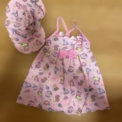 アンパンマン水着 80cm 帽子付き