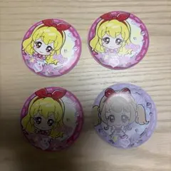 アイカツ！　星宮いちご　キャラクター缶バッジ4個セット