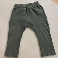 コットン リブ編みパンツ