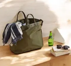 新品 未使用 カーキ トートバッグ バッグ 大容量 大きめ マザーズバッグバッグ