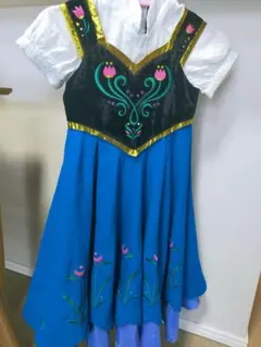 シークレットハニー ワンピース アナと雪の女王 アナ ひまわり 刺繍 ディズニー シークレットハニー ワンピース アナと雪の女王 アナ ひまわり 刺繍