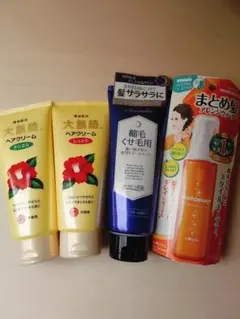 大島椿ヘアクリーム ＆ マトメージュ ＆ サラサロン ヘアトリートメントのサムネイル