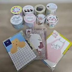 サンエックス　フリフリシール入りメモ　メモ帳　2つセット　中古&未使用 サンエックス フリフリシール入りメモ メモ帳 2つセット 中古&未使用