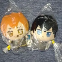 【セット】ハイキュー!!×サンリオ　ちびぐるみvol.1　影山飛雄　日向翔陽