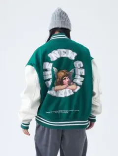【美品】HARSH AND CRUEL エンジェルジャケット グリーン Mのサムネイル
